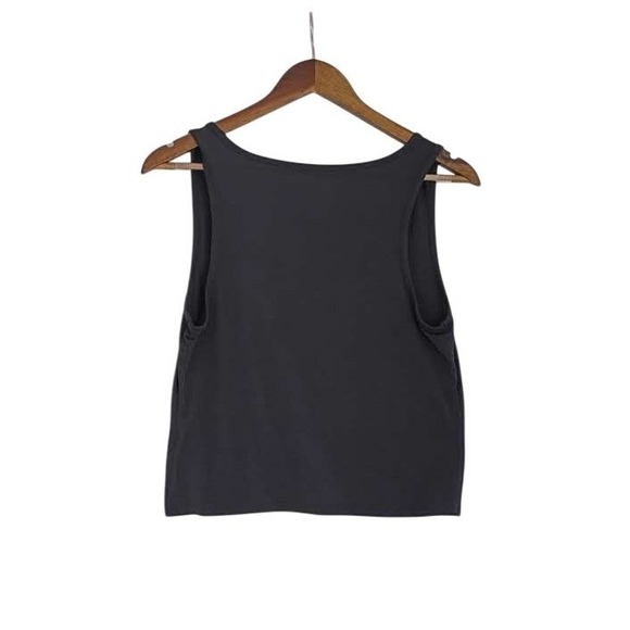 GapFit Black Twist Front V Neck Athletic‎ Tank Top Size S - Picture 4 of 6